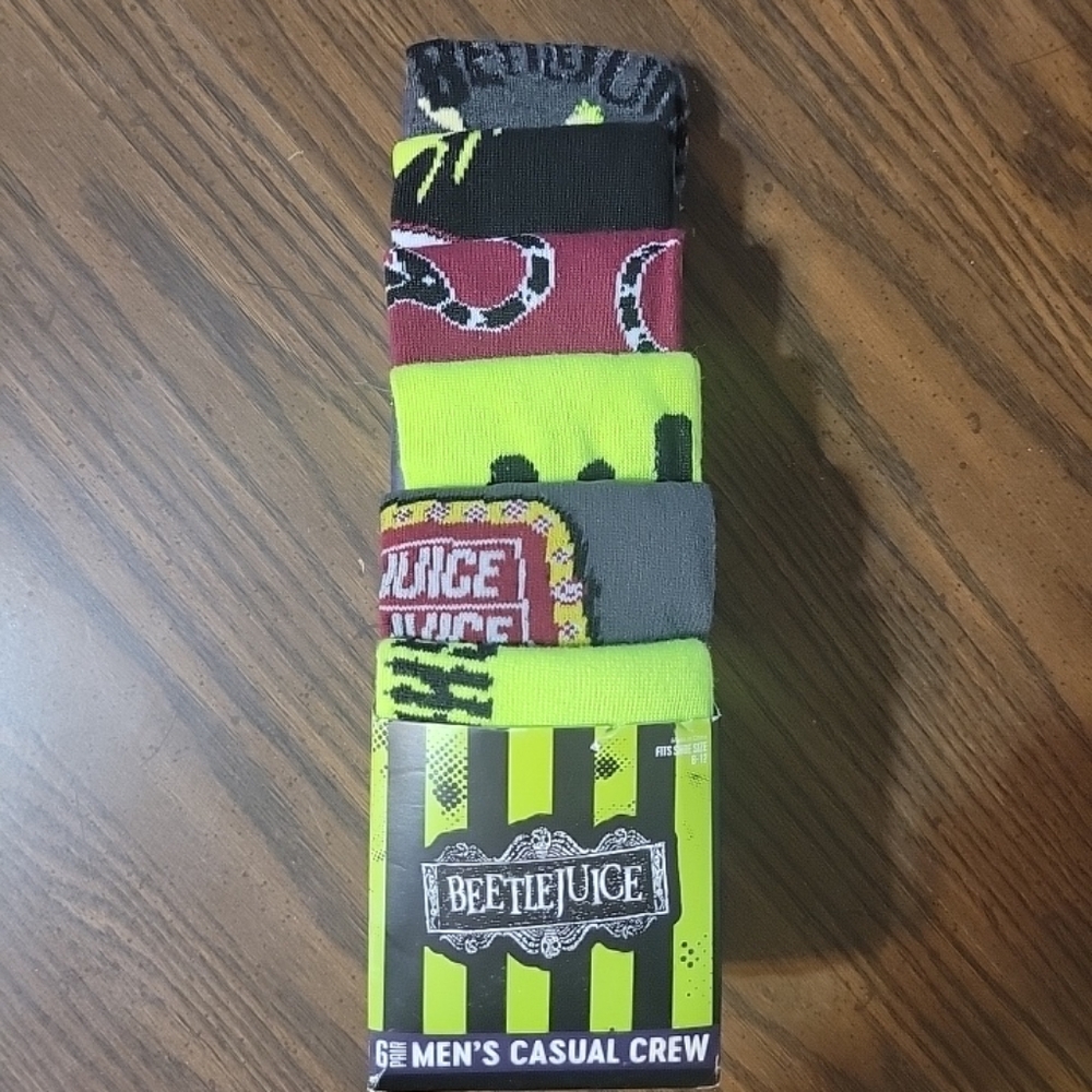 Beetlejuice crew socks